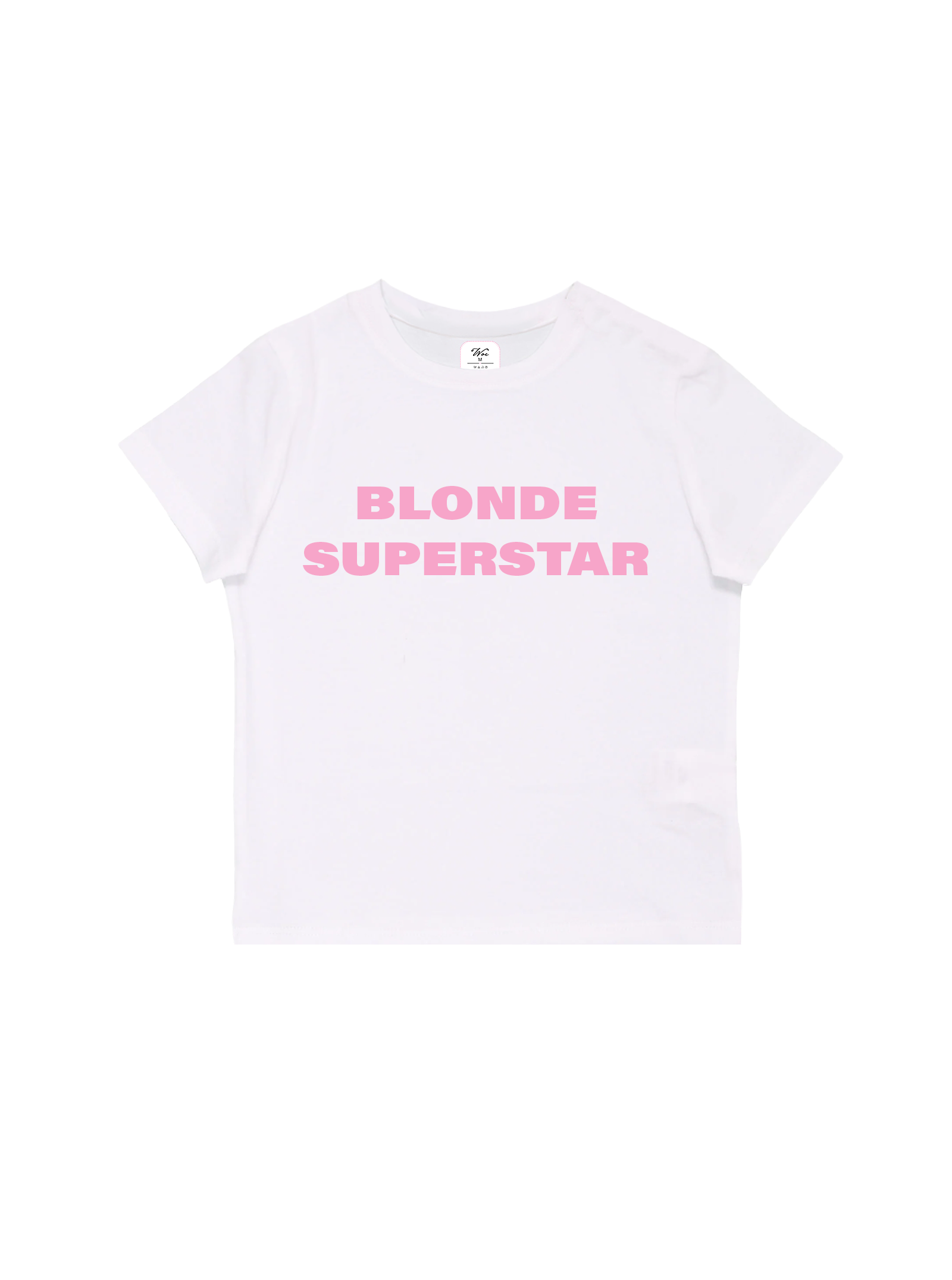 Blonde Superstar Baby Tee