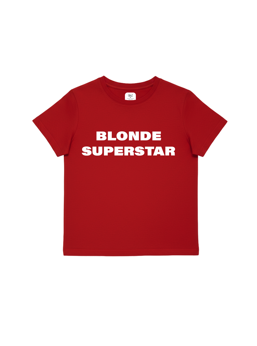 Blonde Superstar Baby Tee
