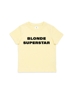 Blonde Superstar Baby Tee