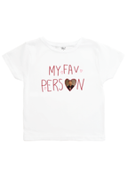 I LOVE MY FAV PERSON - İSTEDİĞİN RESMİ BASTIR BABY TEE