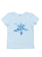 Blue Lilium Baby Tee
