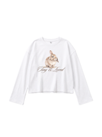 Bunny Kisses Flare-Cuff Top