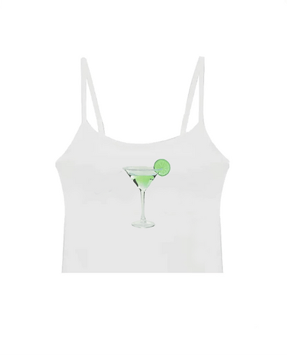 Green Martini Tank Top